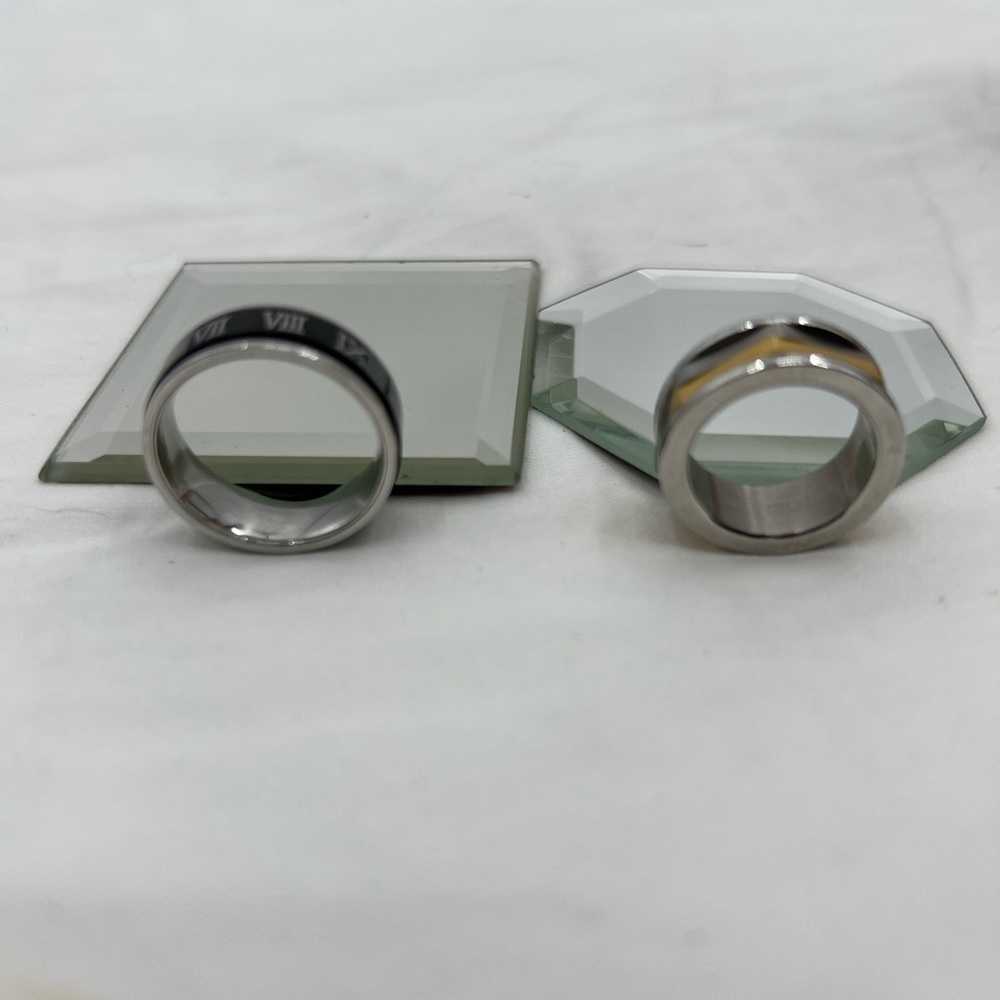 Numeric Numbers Spinner Ring And Gold/Silver Spin… - image 2